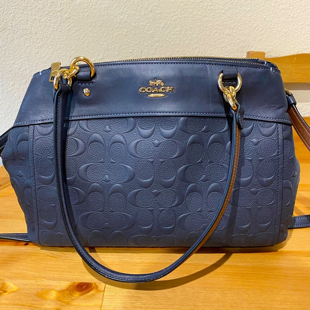 Coach bag dark navy
